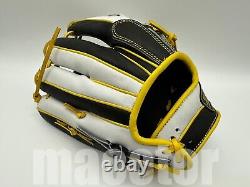 ZETT Special Pro Order 11.75 Infield Baseball Glove Black White RHT Cross New