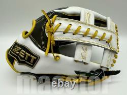 ZETT Special Pro Order 11.75 Infield Baseball Glove Black Yellow Cross RHT