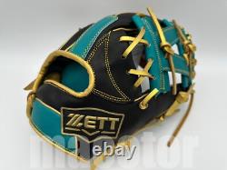 ZETT Special Pro Order 12 Infield Baseball Glove Lake Green Black RHT Limited
