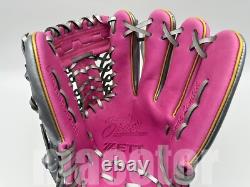 ZETT Special Pro Order 12 Infield Baseball Glove Pink Silver Gold RHT