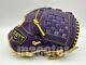 Zett Special Pro Order 12 Infield Baseball Glove Purple Gold Rht Genda Model