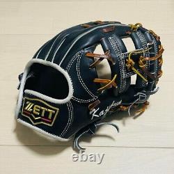 ZETT pro status 11.5 Infield Right Black Special Order Glove Japan