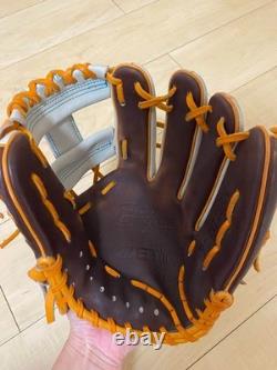 ZETT pro status 11.5 Infield Right White Brown BRGPRO Custom Order Glove