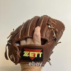 Zett BIG-2303 RHT Baseball Glove Pro Model One Piece Web Infield Made In Japan