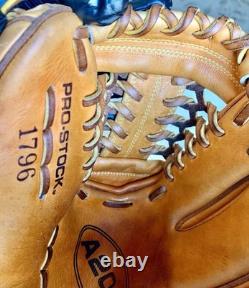 1995 Wilson A2000 Pro-1796 Taille 11.75 Cuir Rouge Tan Classique pour Lanceur/Infield