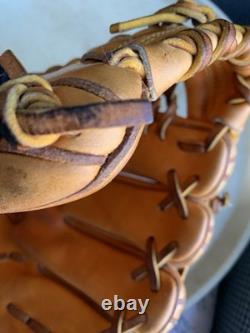 1995 Wilson A2000 Pro-1796 Taille 11.75 Cuir Rouge Tan Classique pour Lanceur/Infield