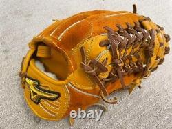 Gant De Baseball Mizuno Pro Produit Spécial Nubuck Orange Pour Infielder