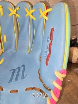 Gant Marucci Project WILDCARD 45A5 en cuir tressé 12 RHT Kip japonais neuf avec étiquettes