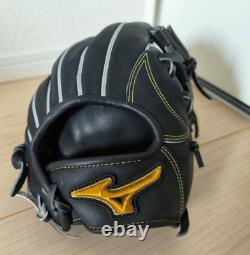 Gant Mizuno Pro 11.5 Infield Droit Noir 1AJGH10503 en cuir Kip premium
