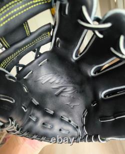 Gant Mizuno Pro 11.5 Infield Droit Noir 1AJGH10503 en cuir Kip premium