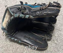 Gant Mizuno Pro 11,5 pouces Infield Droit Noir Commande Spéciale HAGA Japon