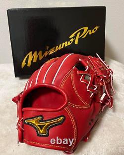 Gant Mizuno Pro 11,5 pouces Infield Droit Rouge 1AJGR97003 Édition Artisanale Japonaise