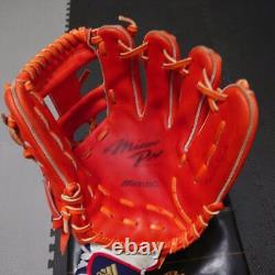 Gant Mizuno Pro Hard Infield Orange Fabriqué au Japon Modèle Sakamoto Giants