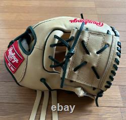 Gant Rawlings Pro Preferred 11.5 pouces de champ intérieur droit en cuir de chameau GHSOGPR sur commande spéciale