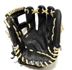 Gant d’infie´lder noir Mizuno Pro Order, tampon Kousaku Kishimoto, rare vintage