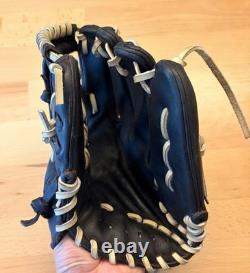 Gant d’infie´lder noir Mizuno Pro Order, tampon Kousaku Kishimoto, rare vintage