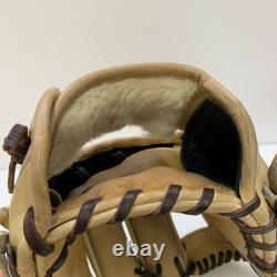 Gant d’infield Wilson Staff DUAL HWX86H 11,5' Camel en cuir Pro Stock, d’occasion, Japon