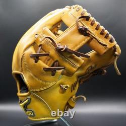 Gant d’infielder Mizuno Pro 11,5 vintage logo M Crest Hide Inspire UL RHT Japon