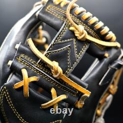 Gant d’infielder Rawlings Pro Preferred 11,5 RHT en cuir de kip noir, fabriqué au Japon