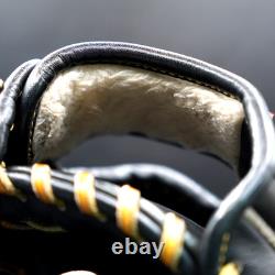 Gant d’infielder Rawlings Pro Preferred 11,5 RHT en cuir de kip noir, fabriqué au Japon