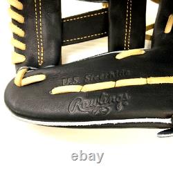 Gant d’intérieur Rawlings JAPAN Heart of the Hide PRO EXCEL 12 RHT Noir Édition Limitée
