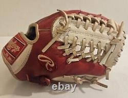 Gant de balle Rawlings Gold Glove EKBA20 Gamer XLE 11.75 GXLE5SW rouge et blanc pour droitier