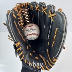 Gant de baseball DDP Rawlings Pro Model USA pour joueur de champ intérieur, main droite, noir, RG-6TI, vintage Japon