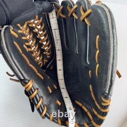 Gant de baseball DDP Rawlings Pro Model USA pour joueur de champ intérieur, main droite, noir, RG-6TI, vintage Japon