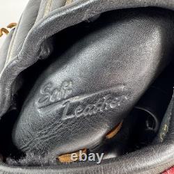 Gant de baseball DDP Rawlings Pro Model USA pour joueur de champ intérieur, main droite, noir, RG-6TI, vintage Japon
