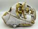 Gant De Baseball Infield Japan Hi-gold Pro Order 11.5 Pouces Blanc Or H-web Rht Neuf