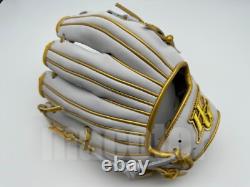 Gant de baseball Infield Japan Hi-Gold Pro Order 11.5 pouces Blanc Or H-Web RHT Neuf