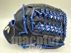 Gant de baseball JAPAN HATAKEYAMA Special Pro Order 12 pour l'intérieur en noir avec filet bleu RHT