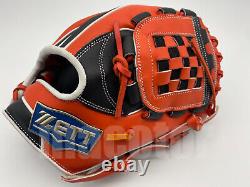 Gant de baseball Japon ZETT Special Pro Order 12 pour l'intérieur, orange noir, RHT (Main droite), cadeau.