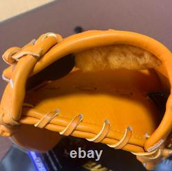 Gant de baseball Mizuno Pro 11.25 pouces pour l'intérieur droit Orange 1AJGH22003 Japon