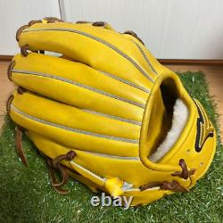 Gant de baseball Mizuno Pro 11,5 pouces pour l'intérieur droit Jaune 1AJGR16013 Édition Limitée de la boutique phare