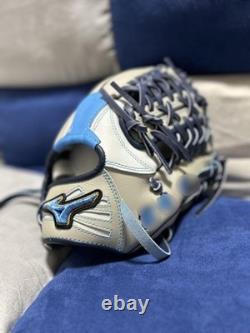 Gant de baseball Mizuno Pro Diversity Blue Infield personnalisé HAGA Japon d'occasion