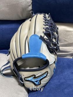 Gant de baseball Mizuno Pro Diversity Blue Infield personnalisé HAGA Japon d'occasion