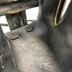 Gant de baseball Mizuno Pro HAGA JAPAN sur commande pour joueur de champ intérieur, lancer de la main droite, 11,25 po