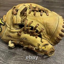 Gant de baseball Mizuno Pro Infield Hard, Naturel, Utilisé, Main Droite