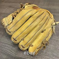 Gant de baseball Mizuno Pro Infield Hard, Naturel, Utilisé, Main Droite