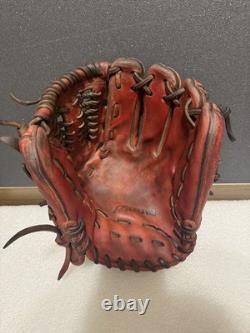 Gant de baseball Mizuno Pro Infield Hardball avec broderie dorée