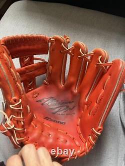 Gant de baseball Mizuno Pro Mizuno Joueur de champ intérieur de baseball professionnel Haga Japon