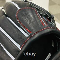 Gant de baseball Mizuno Pro Mizuno Pro 1AJGH29003 Noir pour joueur de champ intérieur de baseball dur.
