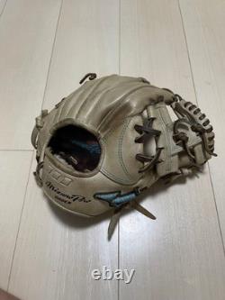 Gant de baseball Mizuno Pro Order pour l’intérieur, diversité bleue, cuir Haga Japon, 11,5 po