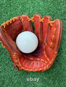 Gant de baseball Mizuno Pro Sakamoto Model HAGA Japon pour champ intérieur, balle dure, d’occasion