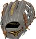 Gant De Baseball Mizuno Pro Select Gray H Web Fp 12 En Cuir Premium Pour Le Champ Intérieur