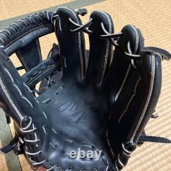 Gant de baseball Mizuno Pro d’occasion, 11,5 pouces, pour champ intérieur, noir