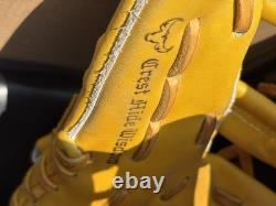 Gant de baseball Mizuno Pro d’occasion, 11,5 pouces, pour joueur de champ intérieur, orange