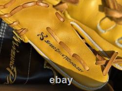 Gant de baseball Mizuno Pro d’occasion, 11,5 pouces, pour joueur de champ intérieur, orange