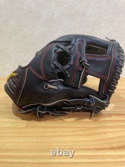 Gant de baseball Mizuno Pro d’occasion 11,5 pouces pour l’infield, droitier, noir